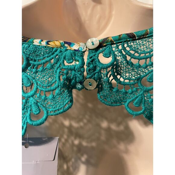 NWT Daniel Rainn Floral Sleeveless Blouse 3X - Picture 2 of 8